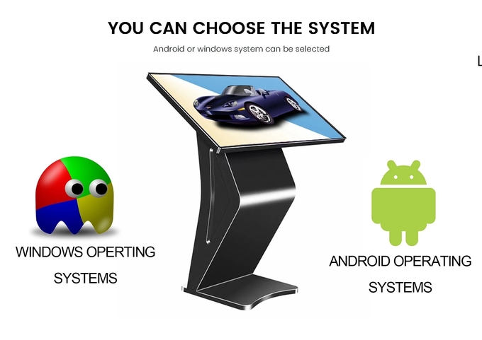 All In One Customer Service Kiosk Touch Screen Android Windows 21.5 32 43 55''