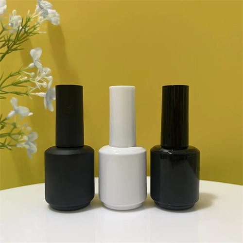 Leak Proof 8ml 10ml Nail Polish Bottle Glass Electroplated Silver