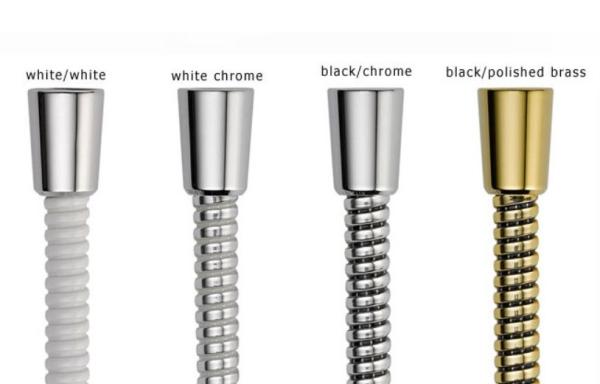 1.5m Pvc Bathroom Shower Hose , Dual Hand Held Shower Water Hose For Tub