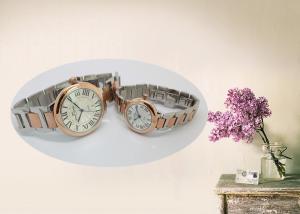 Quality Day &amp; Date Stainless Steel Watches for Couple , Business Classic steel bracelet watch Man wholesale