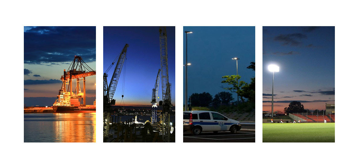 Outdoor 400W / 400 Watt LED Stadium Light Customized Higher Uniformity