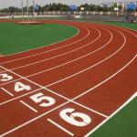 Anti Yellowing Synthetic Outdoor Flooring Runway Durable For School