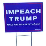PP Corrugated Plastic Yard Signs Indoor / Outdoor Advertising With H Stakes