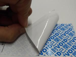 Quality Custom Printing Tamper Resistant Stickers , Tamper Proof Seals For Containers wholesale