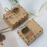 FDA Eco Vintage Postmail Christmas Candy Paper Chocolate Box