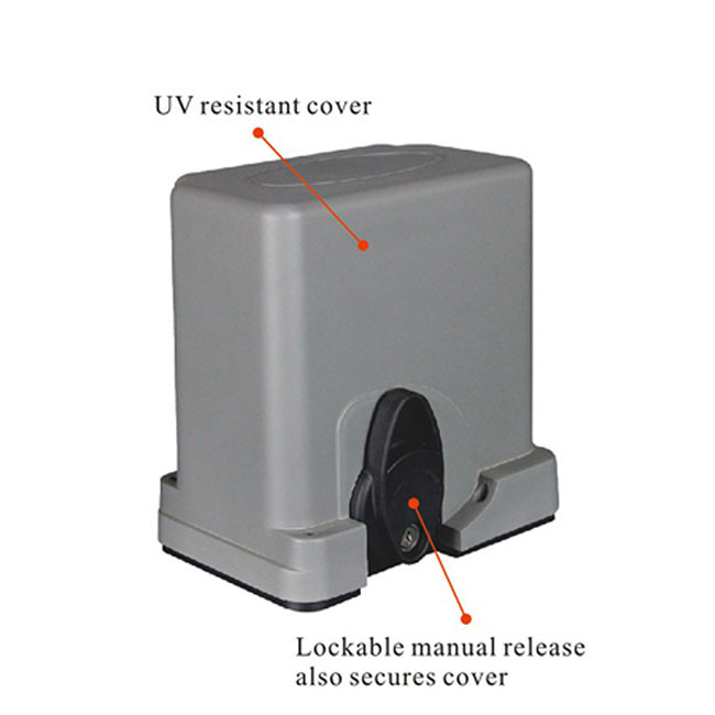 Automatic DC Sliding Gate Motor 24V 400Kg Opener With Solar System