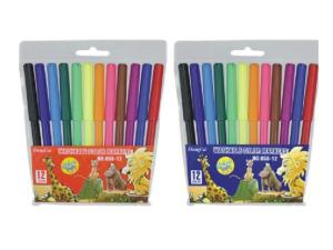 Quality cheap advertising art marker pen in PVC pouch packing wholesale