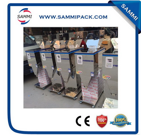 Adjustable Speed Semi Auto Weighing Filling Machine For Granule Rice Coffee