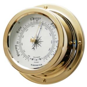 Quality Marine Nautical Brass Barometers Weather Instruments Aneroid Movement wholesale
