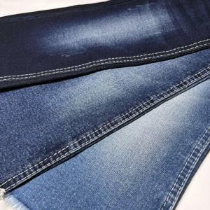 Quality 10.9 Oz Plain Twill Denim Fabric High Color Fasten Jeans Material wholesale
