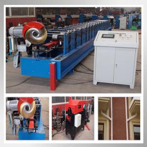 Quality Aluminium Water Downspout Roll Forming Machine / Pipe Making Machine wholesale