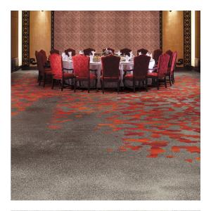 Quality Wall To Wall Auditorium Nylon Printed Carpet With Stain Resistant wholesale