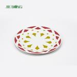 Kraft 9inch 30cm dia Biodegradable Paper Plates Greaseproof UV Coating