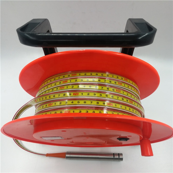 Industrial Grade 100m Deep Well Steel Tape Depth Sounder Water Level Meter at Affordable