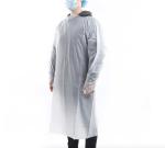 Plastic Waterproof Disposable CPE Gown With thumb loop