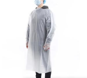 Quality Disposable Waterproof plastic apron cpe gown Disposable CPE Gown excellent quality factory directly price wholesale