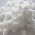 Hemostasis Medical Cotton Balls Biodegradable Round For Surgical Operations