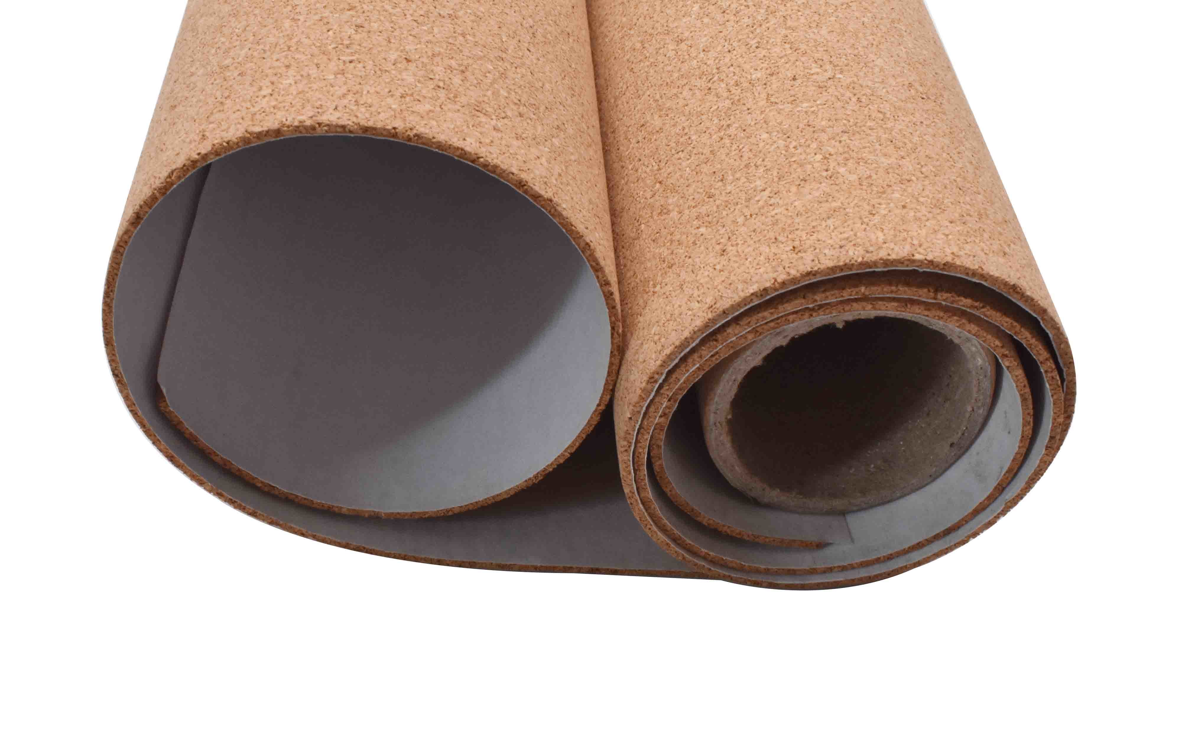 1mm Self Adhesive Cork Roll Sheet Soundproofing High Density