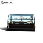 900mm Refrigerated Bakery Display Case R134a Secop Refrigerated Cake Display