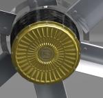 24FT Ventilation Cooling Down Extra Large HVLS Fans