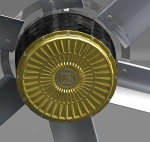 Quality Indoor Magnalium Blades Electric 6 5 Blade Hvls Fan For Home wholesale