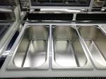 12 Pans Italian Gelato Showcase , Curved Glass Freezer For Ice Cream Display