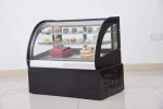 SS201 SS304 Commercial Ice Cream Dipping Freezer Counter Top