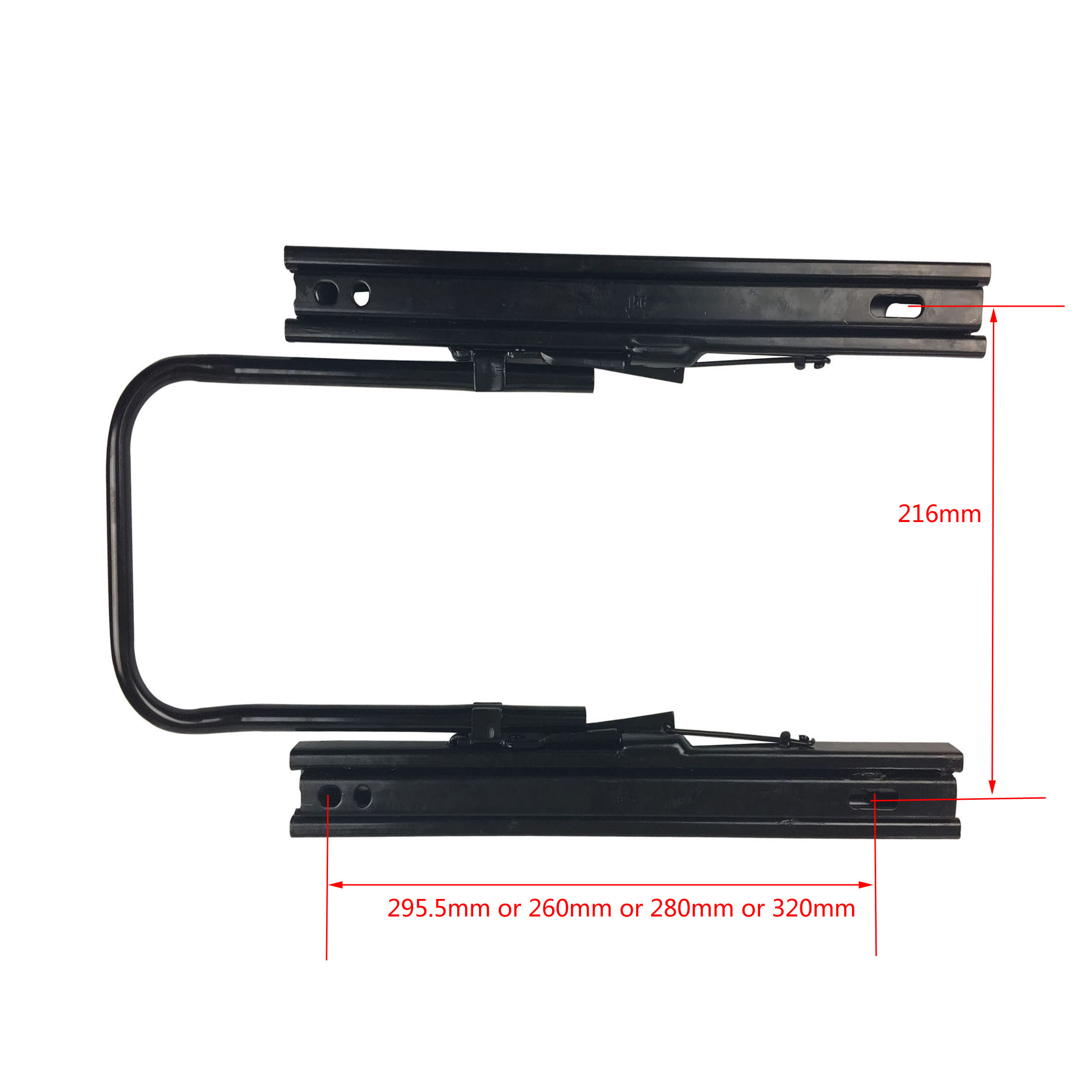 Universal Adjustable Double Lock Slide Rail Truck Driver Seat Accessories