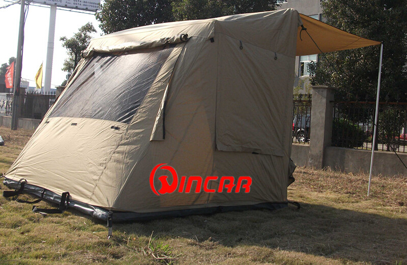 Camping ground tent 260G waterproof ripstop Canvas from Ningbo Wincar easy to set up