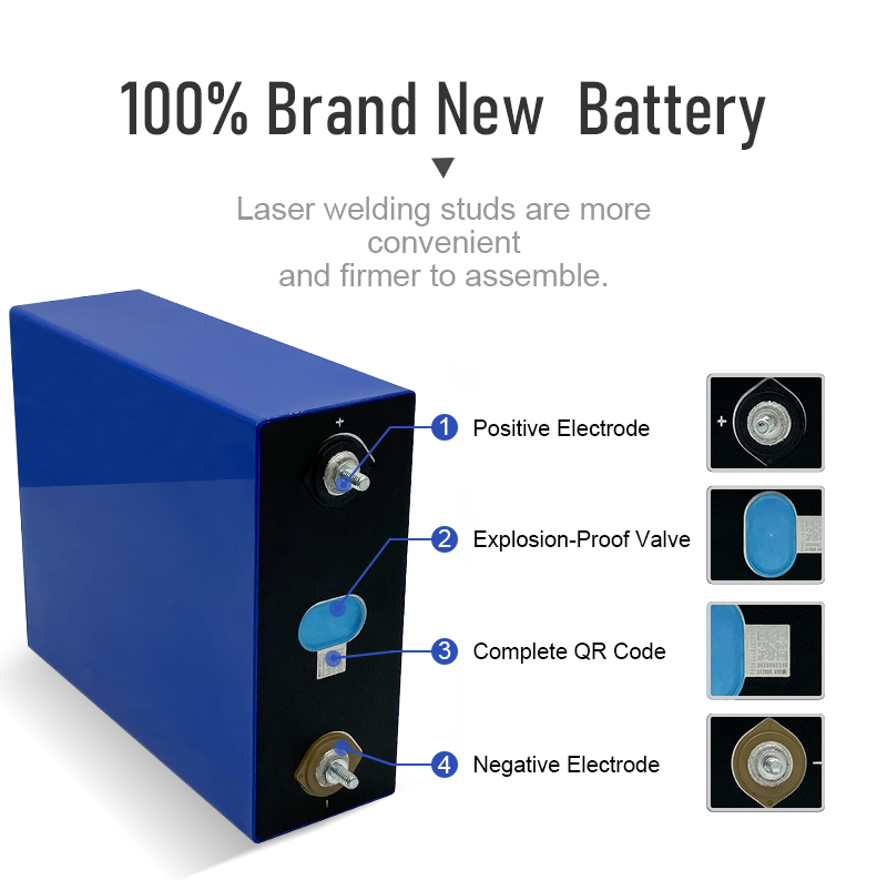 OEM 48V Lithium Battery 6000 Cycles LFP Battery Cell 5.4KG