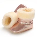 New arrived PU Leather girl princess 0-18 months girl Holiday party baby boots