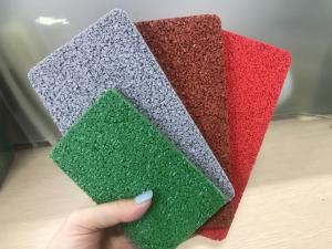 Quality Sports Field 1mm 3mm Rice Shape Wet Pour Rubber Granules wholesale