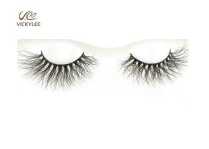 Quality Curly Mink Fan Shaped 8D Dramatic Wispy Lashes wholesale