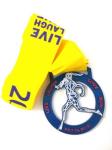 Round Shape Filling Color Commemorative Medal with Custom Logo ,Marathon medal
