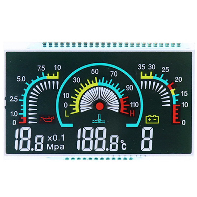 Customized TN HTN Monochrome LCD Display Screen For Electricity Meters