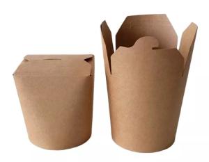 Quality Food Grade Material Logo Printed Big Paper Noodle Bowls 26oz wholesale