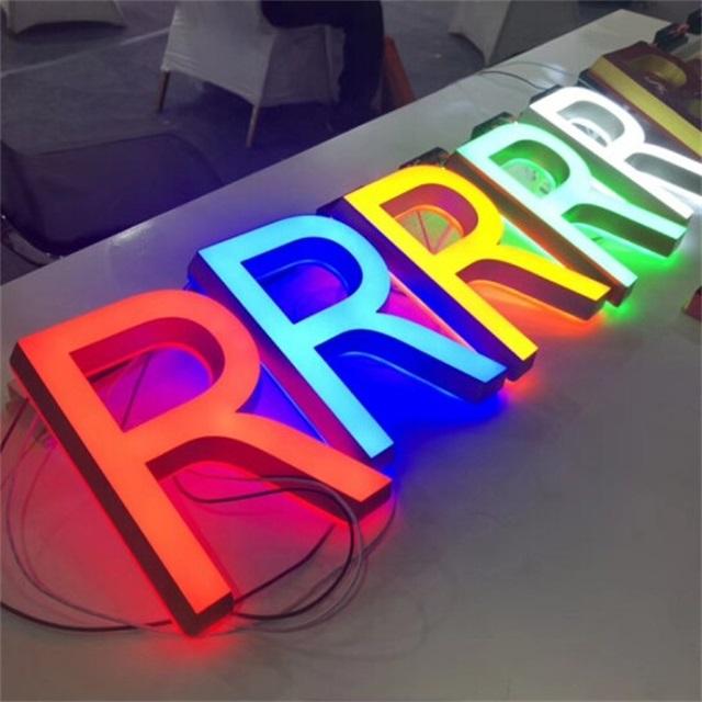 Manufacturers Direct 3D Acrylic Logo Custom Led Backlit Letters Electronic Signs