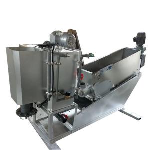 Quality Sewage Treatment Screw Press Sludge Dewatering Machine Carban Steel wholesale
