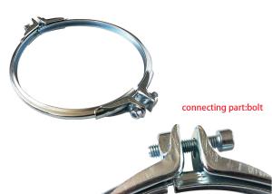 Quality Bolt Connect 6 Inch Gal Pipe Clamps Together Dust Collection Pipe wholesale
