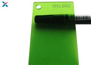 Quality 2mm Translucent Green Coloured Acrylic Sheet Extruded Perspex Plate wholesale