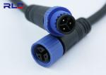 Male Female Circular Waterproof Outdoor Lighting Connectors