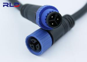 Quality IP68 Outdoor 2 Pin Waterproof Connector Led , Waterproof Male Famale Connector wholesale