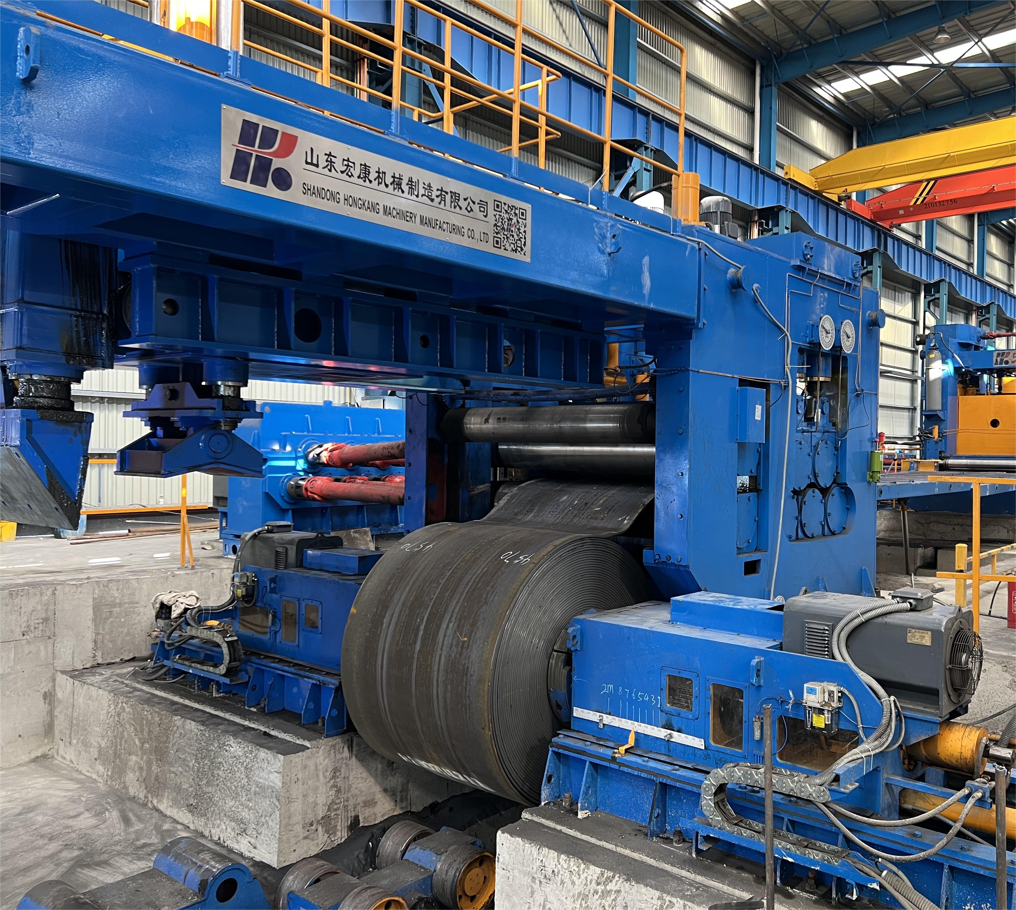 Easy to Operate 16mm Steel 3in 1 Metal Coil Straightening Machine Weight KG 450