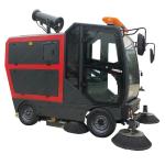 Road Cleaning Mechanical Electric Vacuum Sweeper Machine Truck With Brush