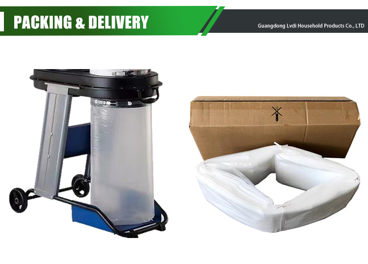 PE Dust Extractor Collection Bags Continuous Bagging Bag White For Vacuum Cleaner