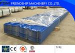 Width 760-800mm Color Steel Roofing , Corrugated Sheet Metal Thickness 0.3-0.8mm