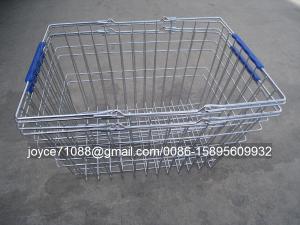 Quality Colored Chain Shops / Supermarket Shopping Baskets ISO9001 Certification wholesale