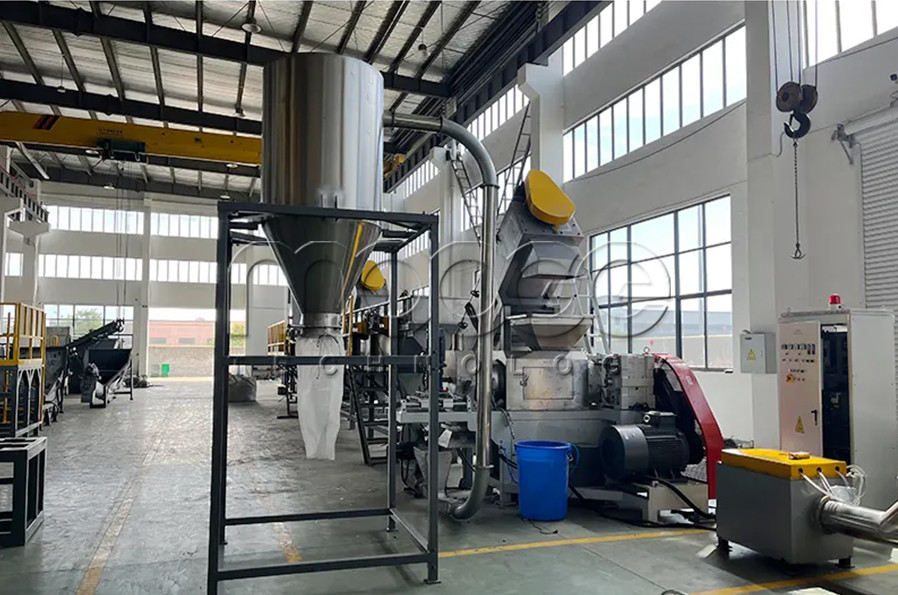 PP PE Scrap Washing Squeezing Plastic Dryer Machine