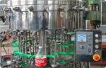 Stainless Steel Carbonated Drink Filling Machine , CSD Bottle Automatic Capping