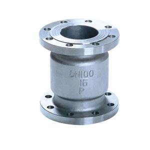 Quality H42w-16P Stainless Steel 304 Vertical Check Valve Flange Vertical Lift type Check Valve wholesale